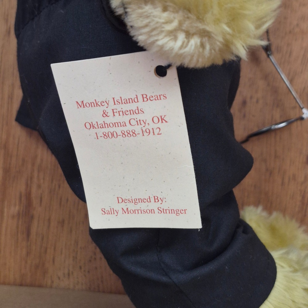 Monkey Island Bears Havoline Texaco Racing Teddy Bear Sally Morrison Stringer - Picture 6 of 8